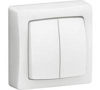 Legrand Interrupteur 086020L pour va-et-vient ou bouton-poussoir 5 en 1 saillie complet