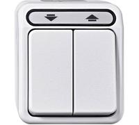 Interrupteur pour volet roulant Merten 4075006 AQUASTAR blanc polaire