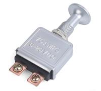 Interrupteur poussoir 75 A 6-28 V CC robuste SPST marche/arrêt pour voiture, camion, bateau, moto, camping-car avec bouton en zinc