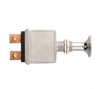 Interrupteur poussoir robuste 75 A 6-28 V CC Spst 2 positions On-Off avec bornes en cuivre et corps en alliage de zinc pour automobile, camping-car, bateau, moto, camion