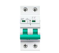 Interrupteur principal bipolaire GYH8 for rail DIN, disjoncteur 400 V CA, 1 pièce(125A)