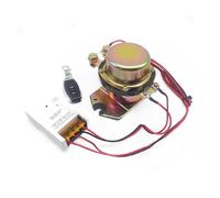 Interrupteur principal d'alimentation électromagnétique de voiture, batterie 24v, mise hors tension, anti-fuite, télécommande, relais, contact argenté(100A 12V silver contact relay)