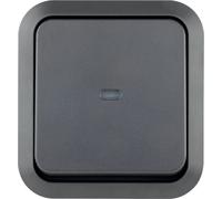 REV AquaStorm 0004720400 Interrupteur principal de chauffage pour pièces humides IP55 Bipolaire Montage en saillie Anthracite