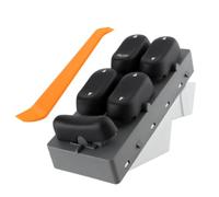 Interrupteur principal de lève-vitre électrique, XL1Z14529BA, 1 pièce | Compatible avec Ford Expedition, Excursion, F-250, F-350, F-450 et F-550 Super Duty (2000-2001)