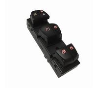 Interrupteur principal de vitre électrique LED orange LHD compatible avec Nissan X-Trail T32 Qashqai J11 Tiida Altima 2011-2020 OE 25401-3DF0B 25401-1KA0B (côté conducteur) (côté conducteur)