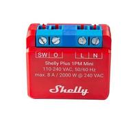 Shelly Plus 1Pm Mini, Interrupteur-Commutateur De Relais, Wi-Fi Blue