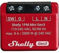 Interrupteur Relais Wi-Fi Et Bluetooth Shelly Mini 1PM Gen3 Mesure De Puissance