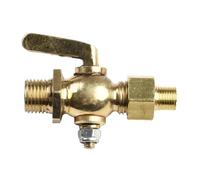 Interrupteur réservoir Carburant Moto Robinet De Carburant De Rechange pour Moto, Robinet D'essence en Laiton De 1/8" À 1/4", Compatible avec Les Motos, Interrupteur Rotatif