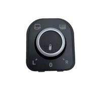 Interrupteur Rétroviseur Compatible Avec VW Pour Passat Pour Eos Pour Golf 5 6 Plus Pour GTI Mk5 6 Pour SCIROCCO 5K3959857 5ND959565A 5ND959855 Bouton Rétroviseur Chromé(5ND959565A)