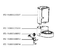 Interrupteur - Robot ménager (FS-9100018892 MOULINEX)
