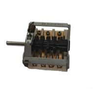 Interrupteur rotatif 4 positions 250 V 32 A pour cuisinière électrique, four, cuisinière pour cadran finition grise