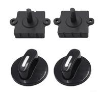 Interrupteur rotatif 4 positions 3 vitesses pour appareils électriques, sélecteur 120 V/250 V avec bouton, permet un contrôle flexible de la vitesse pour ventilateurs et chauffages, 13 A (modèle B)