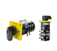 Interrupteur rotatif à 3 positions, 4 pôles, 20 A, contrôle moteur, engrenage, interrupteurs à came, sélecteur