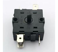 Interrupteur rotatif à 5 broches for chauffage électrique, 1 pièce, 0-1-2-3 vitesses, AC 250 V, 16 A, contrôle de température