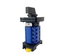 Interrupteur rotatif à cames multipositions à contacts argentés, montage sur rail DIN LW26-20, 690 V, 20 A, 4 niveaux, YMW26 LW28, 1 pièce(MAN-OFF-AUTO)