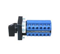 Interrupteur rotatif à cames SZW26/LW26-20 ON OFF ON 24 bornes 64x64