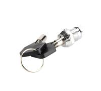 Interrupteur rotatif à clé 12 mm, verrouillage d'alimentation électronique/téléphone, deux positions, 2 broches, simple/double tirage, AC 250 V, 0,5 A, équipement mécanique(Double Pull)