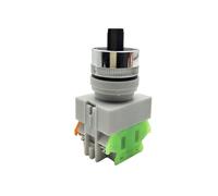 Interrupteur rotatif à verrouillage, 10 A, 660 V, 2 positions, ON/OFF, 4 bornes, 1 NO + 1 NC, 22 mm, LAY37-11X/2, 1 pièce