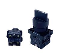 Interrupteur rotatif électrique XB2-ED 10 A 660 V Noir 2/3 positions Bouton sélecteur autobloquant 1 pièce(3 Position 2NO)