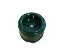 Interrupteur rotatif en céramique for applique murale, bouton de commande à 2 positions, idéal for les travaux de rénovation domiciliaire.(Black Socket)