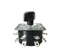 Interrupteur rotatif for machine à souder KDH-25/2 * 8, huit positions, deux niveaux, 16 broches en laiton, sélecteur de commutation for 25 A