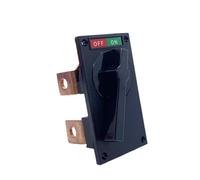 Interrupteur rotatif marche/arrêt unipolaire KDHS-125/1, 125 A, for machine à souder CA, accessoires en cuivre, 1 pièce