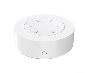 Interrupteur rotatif sans fil compatible avec Zigbee, avec interrupteur marche/arrêt et gradation à une touche, fonctionne pour Zigbee Hub pour des scènes d'éclairage intelligentes personnalisables