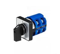 Interrupteur rotatif SZW26-63 63 A 660 V 3 niveaux marche/arrêt pour installations industrielles, boîtier ignifuge, compatible AC/DC