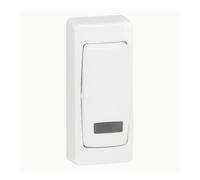 Interrupteur Saillie Étroit avec Voyant, Installation Simplifiée - 86087 - Legrand