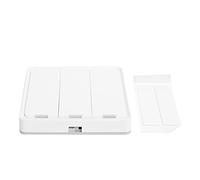 Interrupteur Sans Fil 3 Boutons, Télécommande Bluetooth 5.0, Installation Sans Fil avec Piles - Commande à Distance, Réglage Scène Automatique, Idéal Chambre et Cuisine