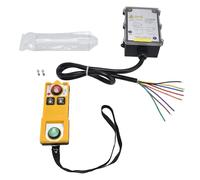 Interrupteur sans Fil de Levage de Grue de Levage à 2 Clés de la Télécommande Radio Industrielle Bouton D'arrêt D'arrêt Coque ABS 800MHz IP68 YU-2S Distance de Contrôle 100 Mètres /(CA 380V)