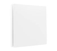 Interrupteur sans fil ECO-NEWLEAF Interrupteur d’éclairage LED (Commutateur sans fil 1 groupe Blanc ON-OFF)