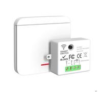 Interrupteur sans fil, Interrupteur - 2200W/10A Récepteur,Interrupteur d'éclairage sans fil, 433Mhz Kit interrupteur RF et