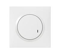 Interrupteur sans Fil On/Off pour Éclairages et Prises Connectés Dooxie with Netatmo complet (Fixation Adhésive, Support, Enjoliveur et Plaque - Finition Blanc - 199233 - Legrand