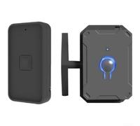 Interrupteur sans fil sans câblage, technologie RF433 pour éclairage Smart Home, avec longue durée de vie, pour appliques murales et éclairage d'intérieur (noir * 1 + 1)