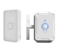 Interrupteur sans fil, télécommande, aucun câblage nécessaire pour contrôle intelligent RF433 pour la maison, dortoir alimenté par piles rechargeables, installation facile (1 + 1)