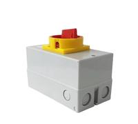 Interrupteur sectionneur à deux positions 11-63D, marche/arrêt, 63 A, 3 pôles, avec cadenas, avec boîtier étanche IP65(White Base 3P)