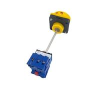 Interrupteur sectionneur à pôle d'extension série YMD11-B, verrouillage par cadenas, montage sur rail DIN, 3/4 pôles, marche/arrêt, sélecteur rotatif came, remplacement LW30(25A 4P)