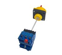 Interrupteur sectionneur avec cadenas, 40 A, 3P/4P, 2 positions, marche/arrêt, rotatif, for armoire de commande, YMD11-40B/4P(3P)