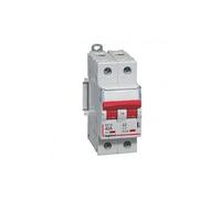 Legrand Interrupteur sectionneur bipolaire DX³-IS 2P 40A 2 modules auxiliarisable