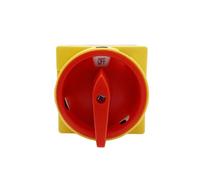 Interrupteur sectionneur LW30 3P 690 V 25/32/40/63/80/100 A, sélecteur de déconnexion avec panneau marche/arrêt, 1 pièce(A Type Red Yellow,3P 6TERMINALS_32A)