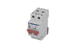 Interrupteur Sectionneur Modulaire 2 pôles 63A IMO Utilisable comme sectionneur principal. Montage sur rail DIN. Calibre : 63A.