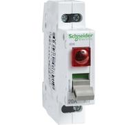 Interrupteur-sectionneur modulaire 20A 1P avec lampe témoin iSW A9S61120