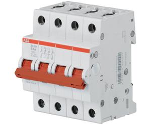 Interrupteur sectionneur modulaire tetrapolaire 63A SD200 ABB