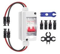 Interrupteur sectionneur PV DC 20A 500V MCB 2P - Coffret étanche IP65 avec connecteurs MC4