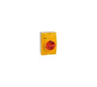 022173 - Interrupteur De Proximité Rotatif Legrand 3p Triphasé 25a - Boitier Jaune étanche Ip65