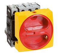 Interrupteur-sectionneur rotatif complet encastré cadenassable - tétrapolaire neutre à gauche - 20A