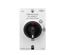 Interrupteur sectionneur rotatif étanche IP66, 4 pôles, PV DC 1200 V, 32 A, for boîtier de distribution