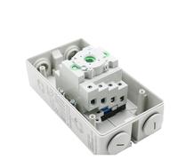 Interrupteur sectionneur rotatif solaire étanche IP66, 1200 V CC, 32 A, for coffret de distribution LWPV-N32/R