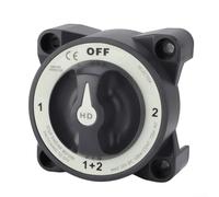 Interrupteur Sélecteur pour marin 4 Positions 500A 12-36V pour cuivre | Installation pour facile tactile pour commutation rapide Idéal pour bateaux yachts voitures Compatibilité